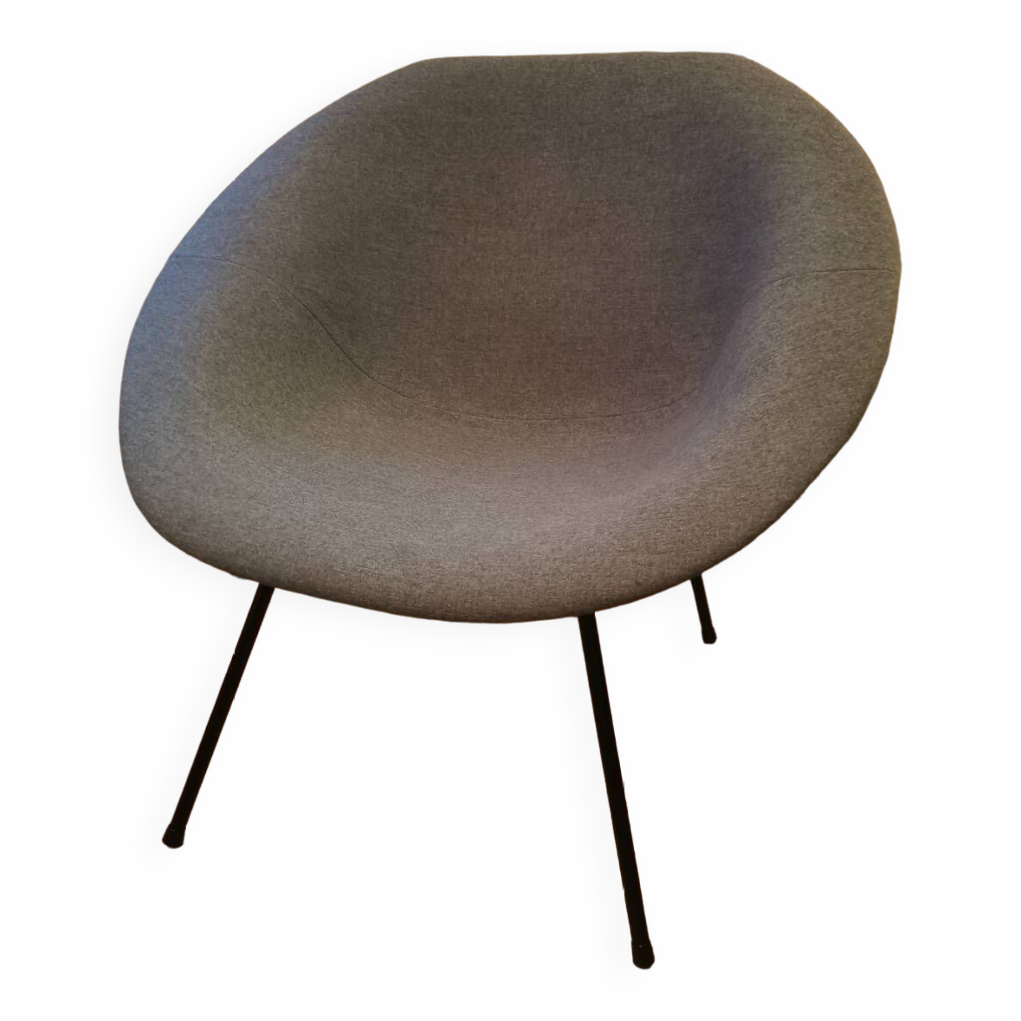 Shell armchair designed by Claude Vassal, 1950