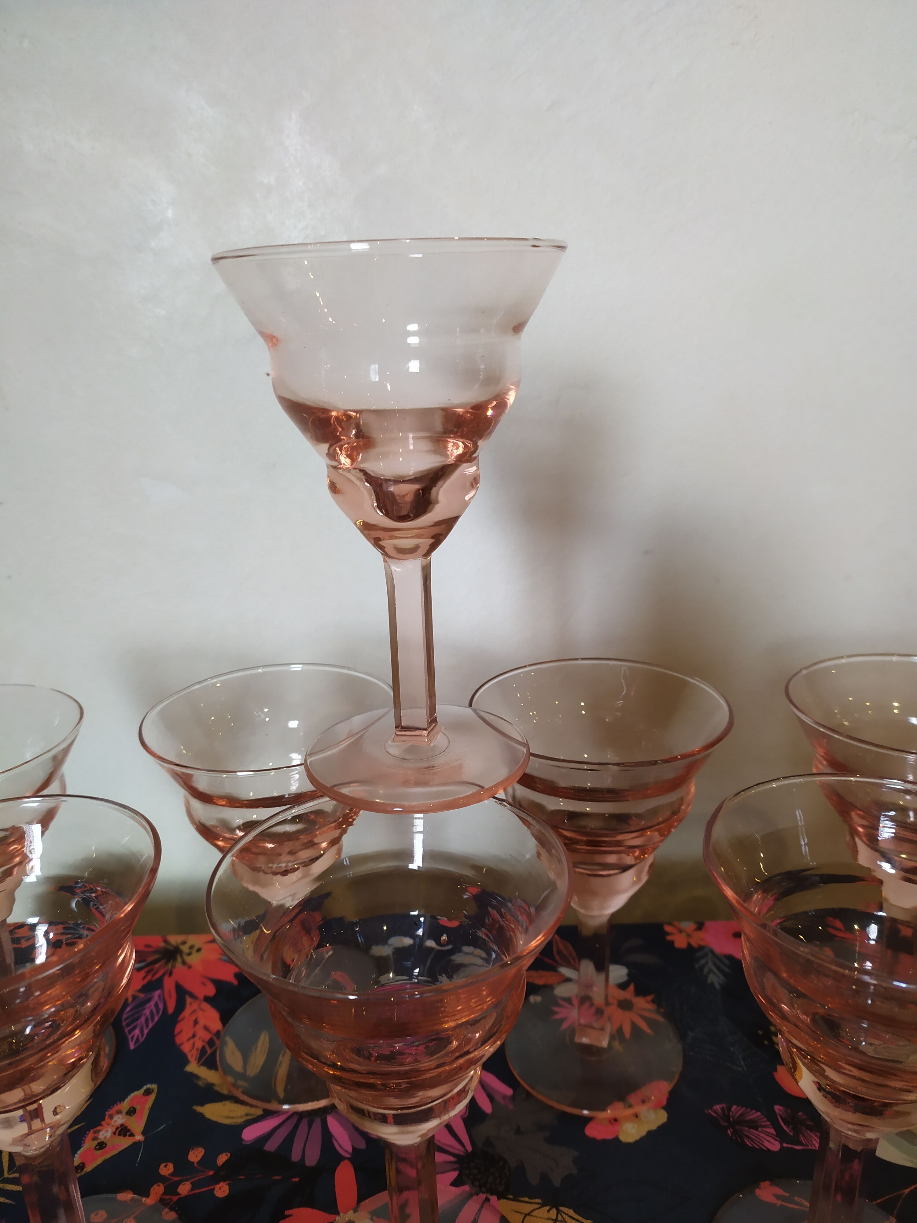 Art Deco aperitif glasses