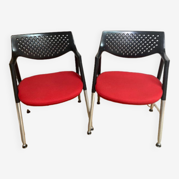 Set of two Vitra armchairs