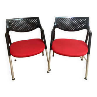 Set of two Vitra armchairs