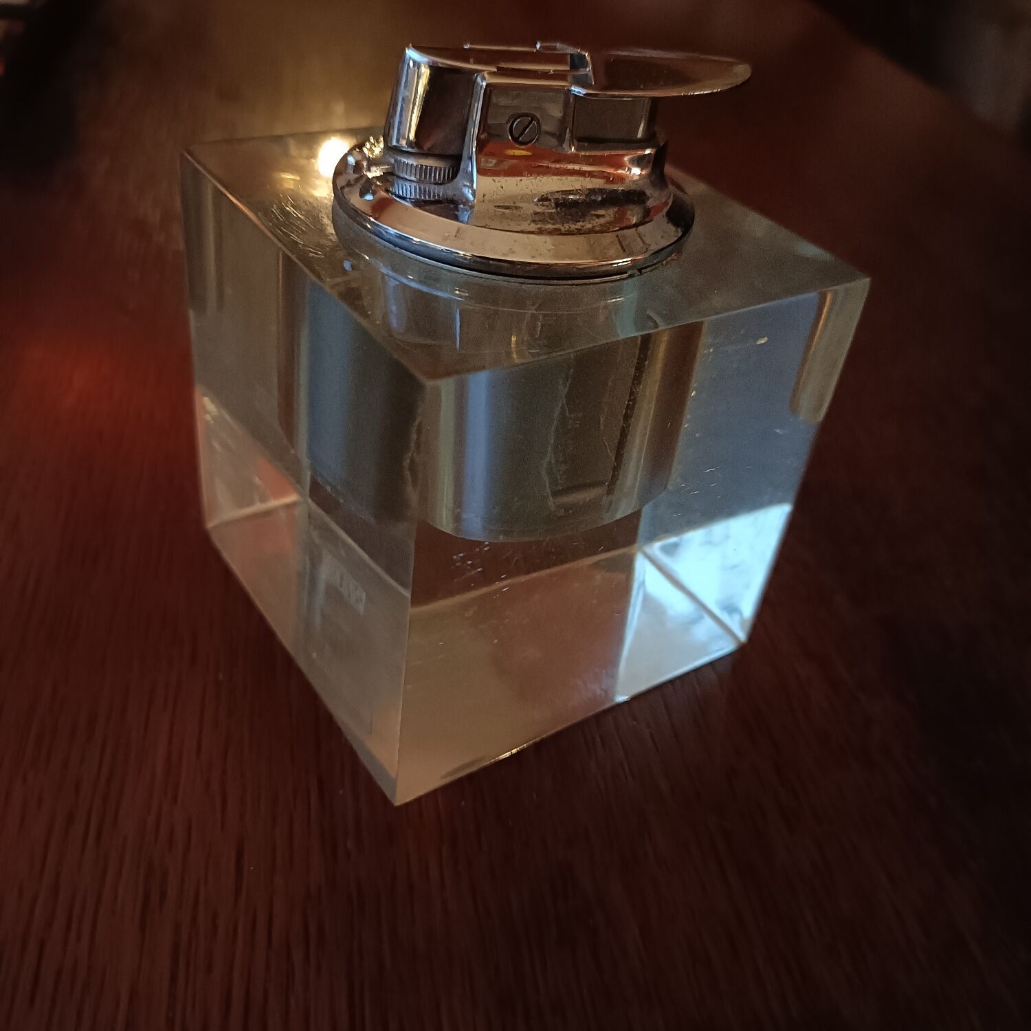 Transparent table lighter Saviem