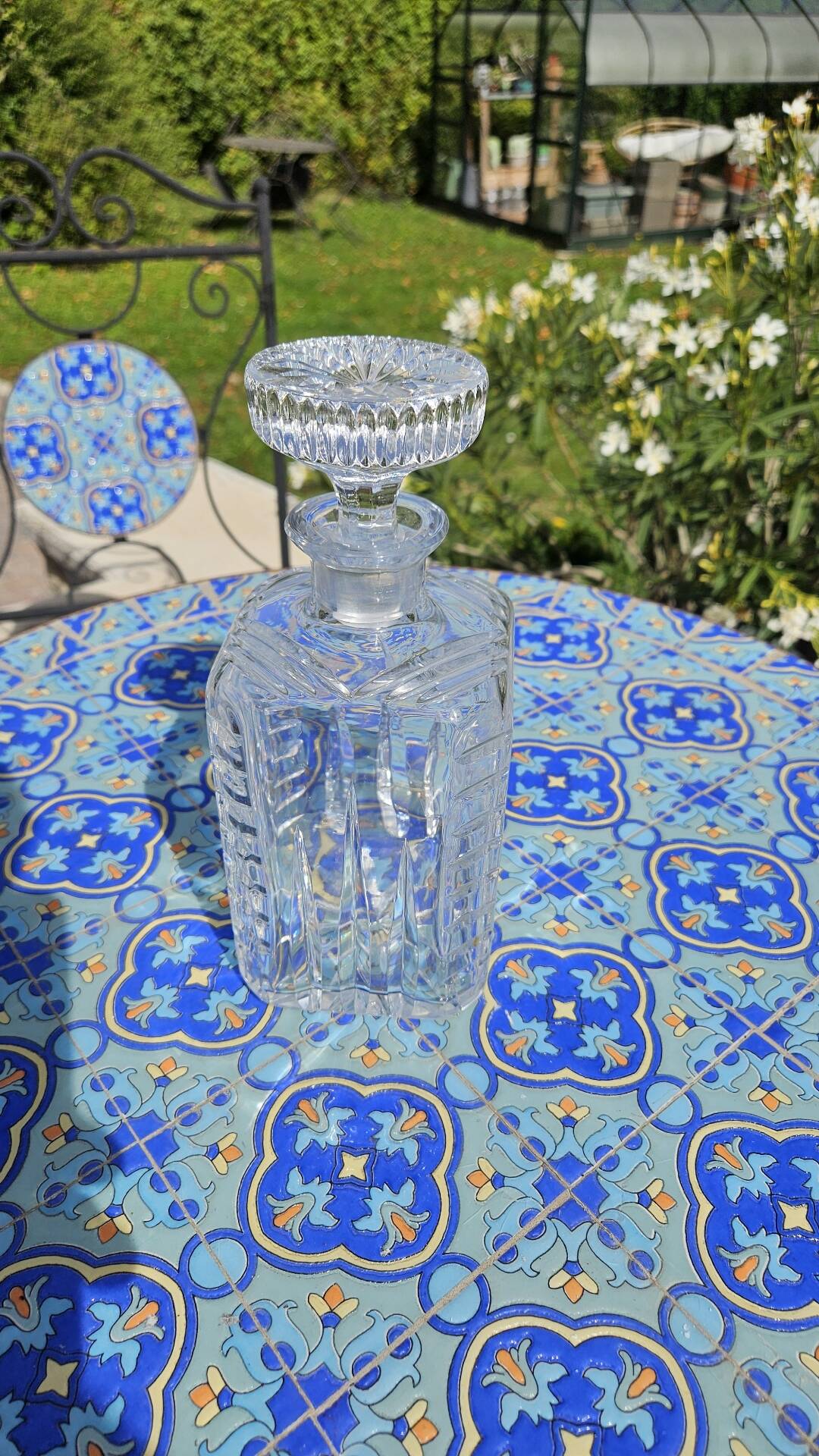 Carafe en verre