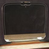 Commode en bois sculpté avec miroir années 50