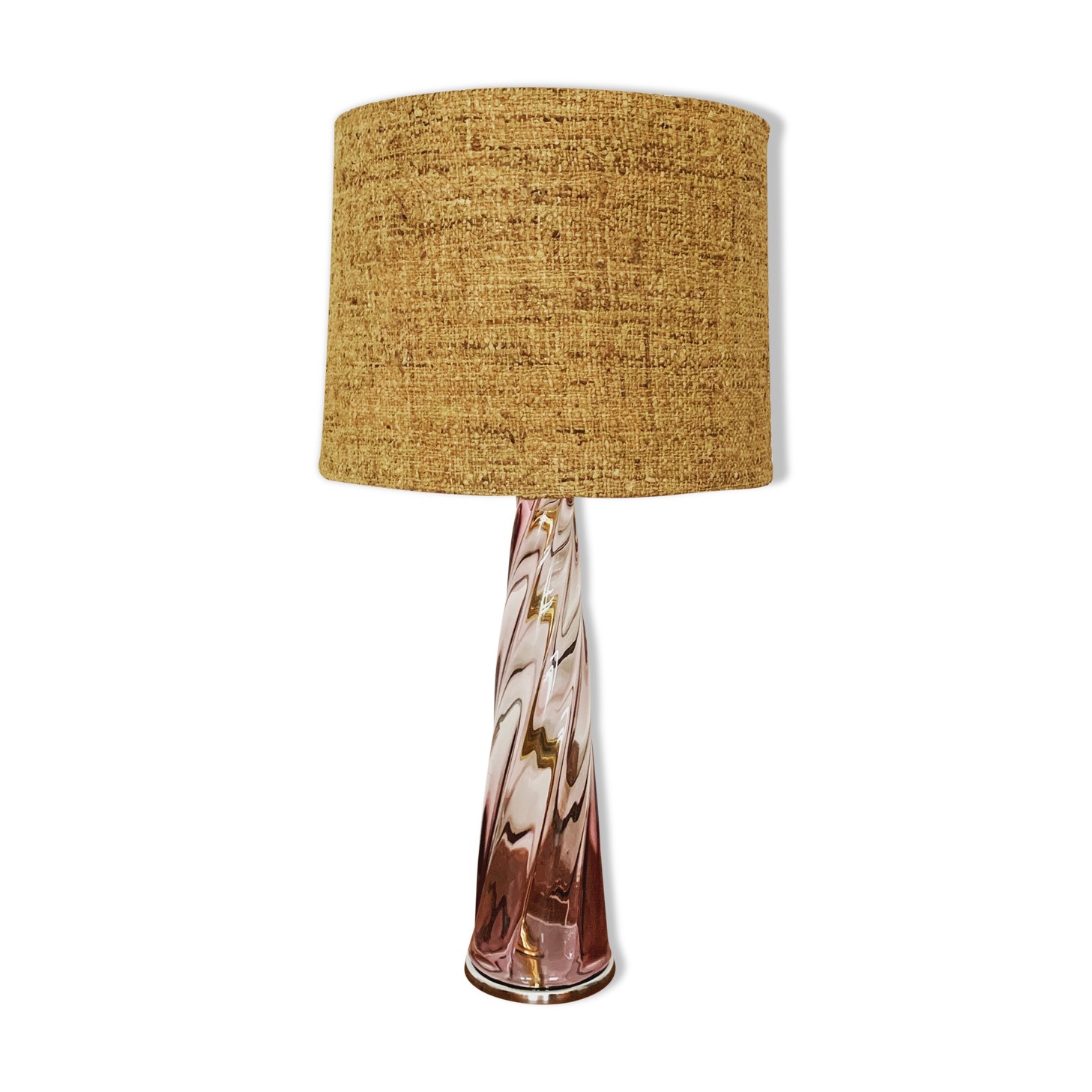 Large Murano glass table lamp