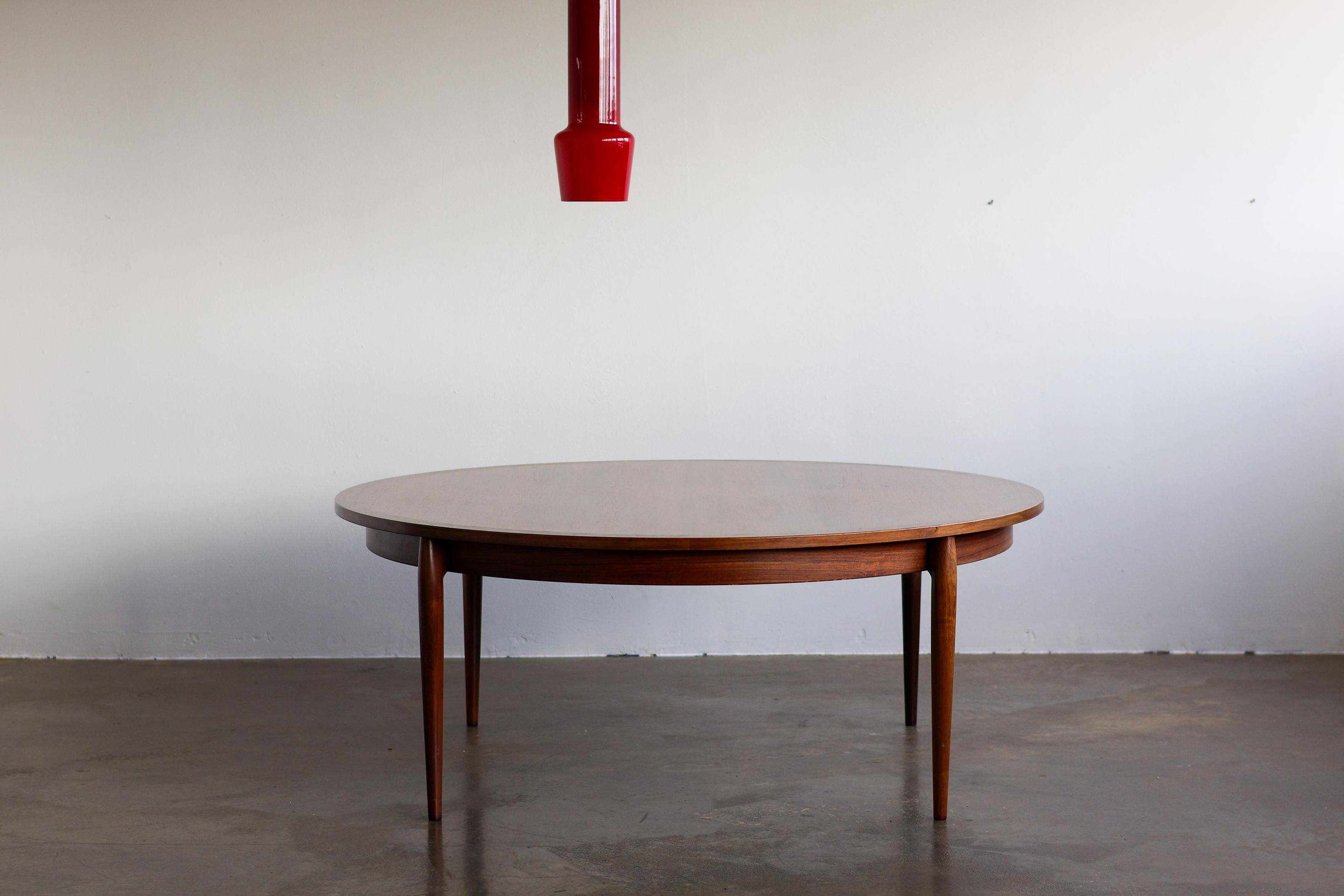 Sculptural coffee table in rosewood by Sven Ellekaer for AMBLER