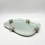 Venetian "dishcloth" mirror in Murano glass, 1960s