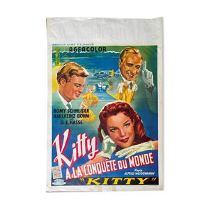 Affiche belge Kitty ou une sacrée
