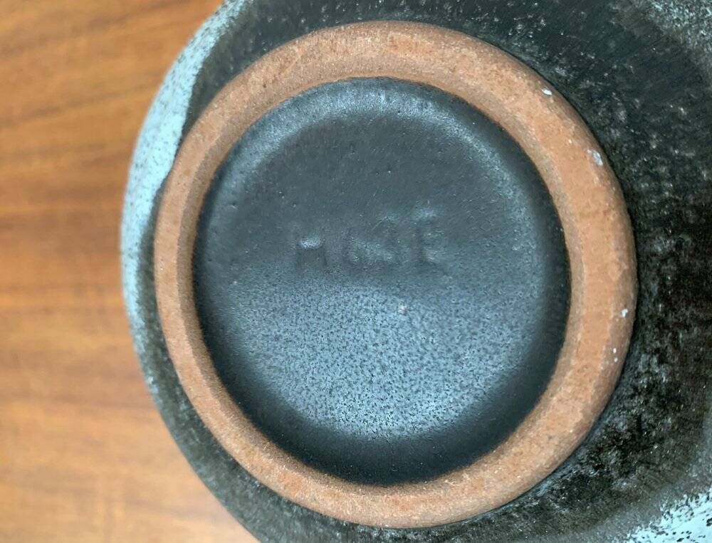 West German pottery vase from the mid-century, WGP, 1960s