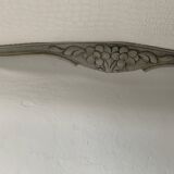 Lit corbeille de style Louis XV en hetre patiné XX siècle