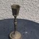 Old brass candle holder
