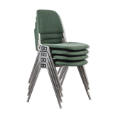 Set of 4 chairs model 1601 by Don Albinson for Knoll