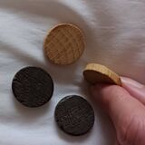 Wooden game of checkers and goose