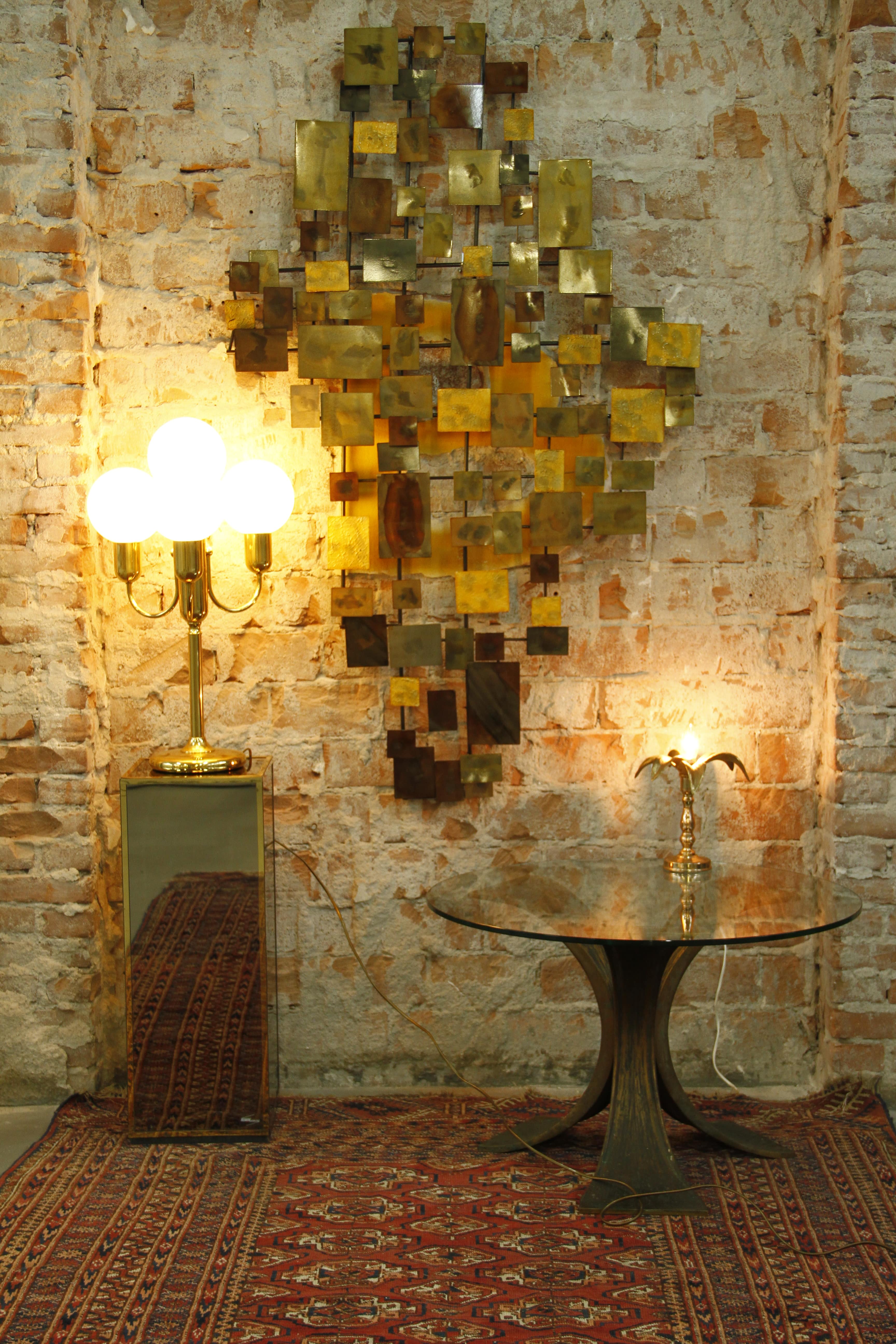 Brutalist wall art / bed head piece