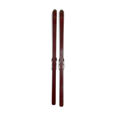 FORMER WOODEN SKI PAIR