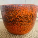 Italian ceramic plant pot from the 1970s