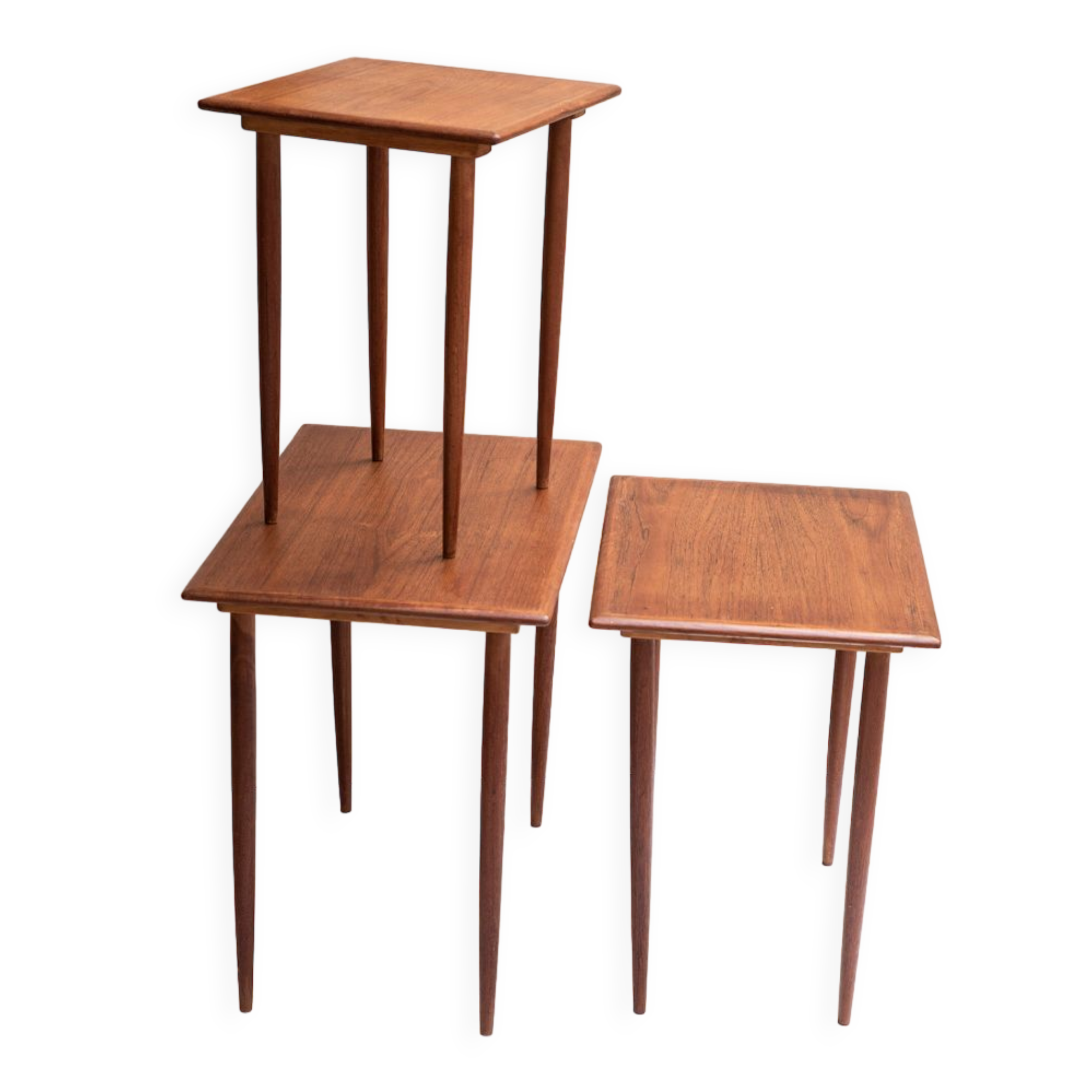 Suite of vintage nesting tables