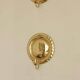 Pair of Swedish Mid-Century Brass Wall Sconces
