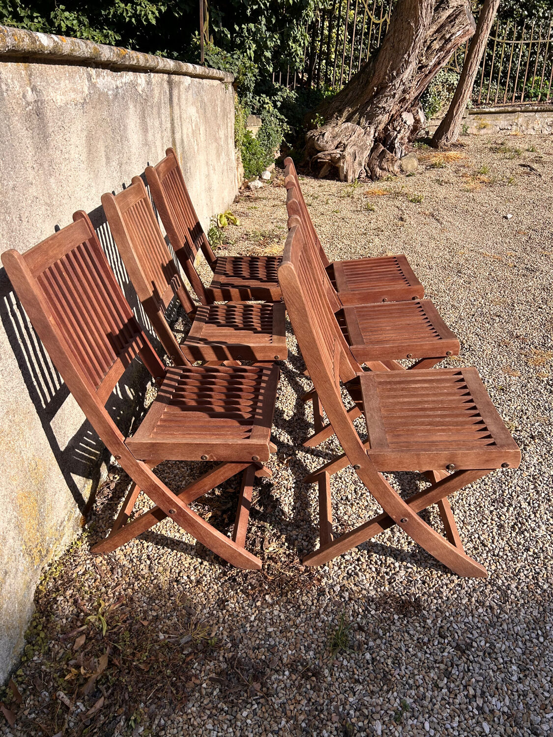 Teak chairs