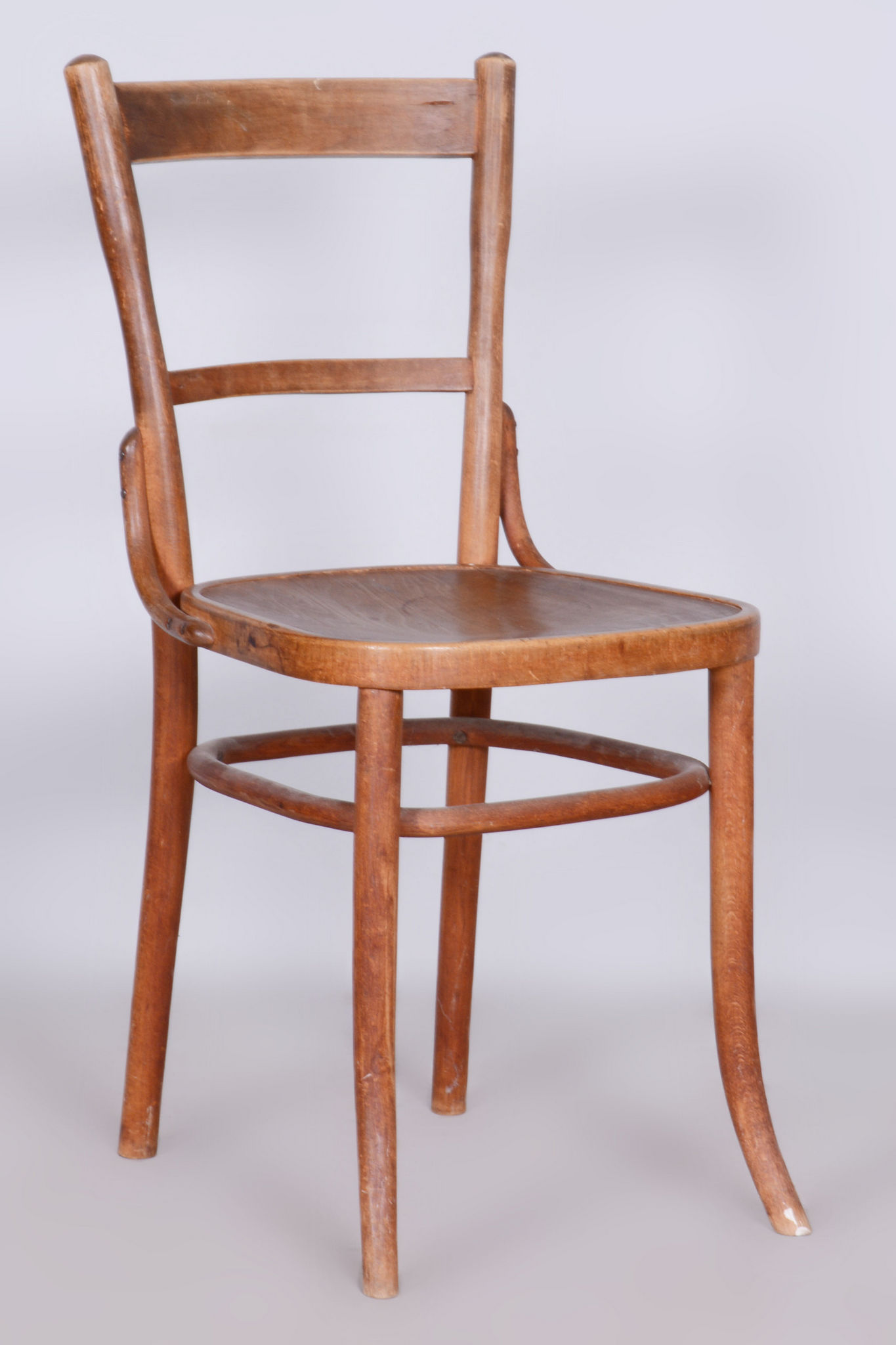 Original Art Deco Beech Chair, Fischel, Stable Construction, Czechia, 1920s