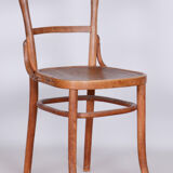 Original Art Deco Beech Chair, Fischel, Stable Construction, Czechia, 1920s