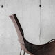 Frederick Weinberg USA rattan armchair and metal structure, 1950