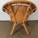 Two-chair wicker set and coffee table