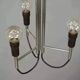 Chrome pendant light, Italian design, 60s