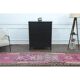 1970s Vintage Turkish Hand-Knotted Wool Cotton Pink Runner Rug 98x303