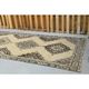 1970s Vintage Turkish Hand-Knotted Wool & Cotton Beige Rug 136x388