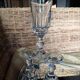 4 champagne flutes from the D'Arques crystal factory