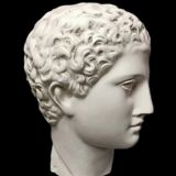 Antinous plaster head, British Museum