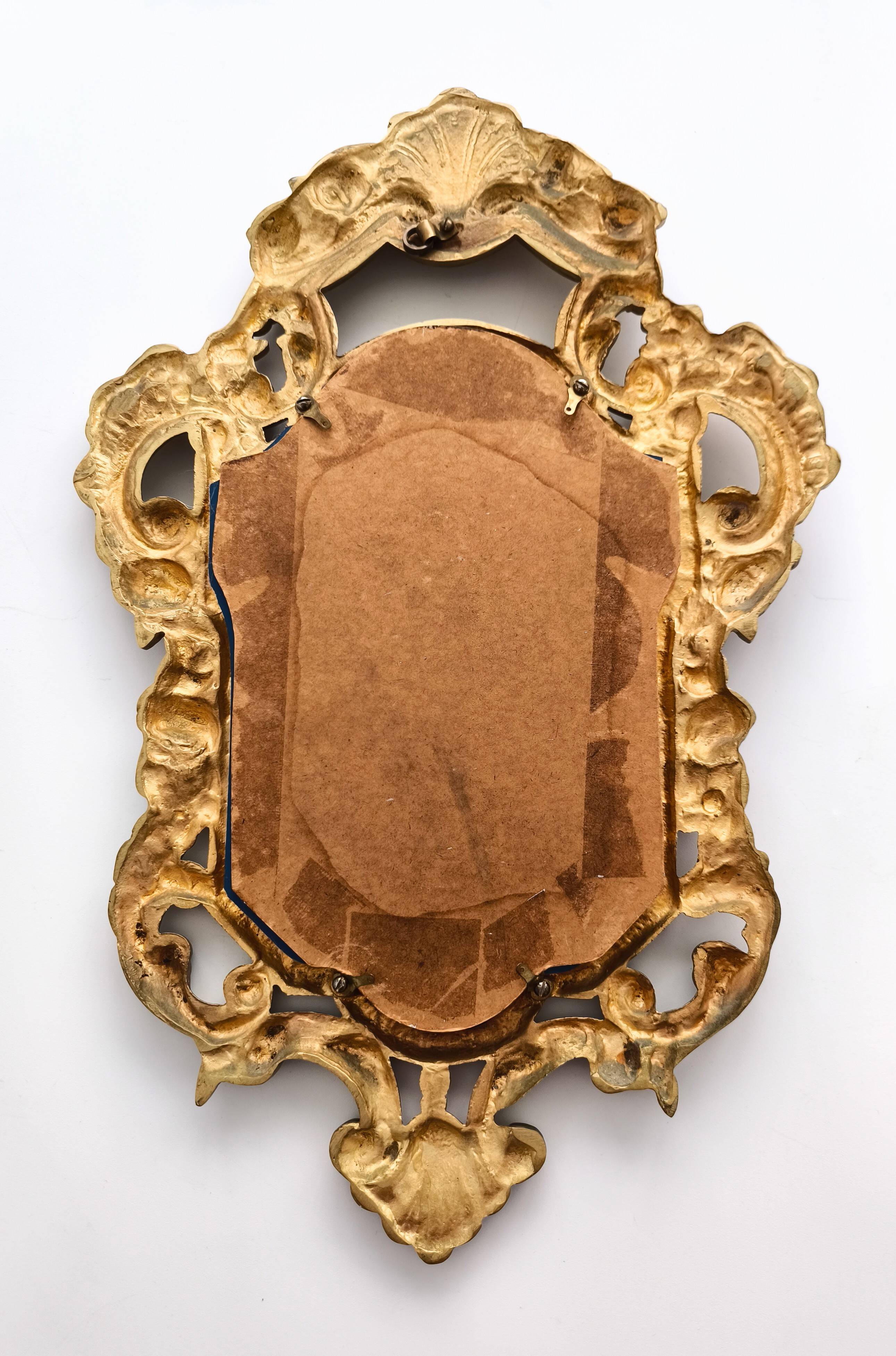 Bronze mirror in Louis XV style