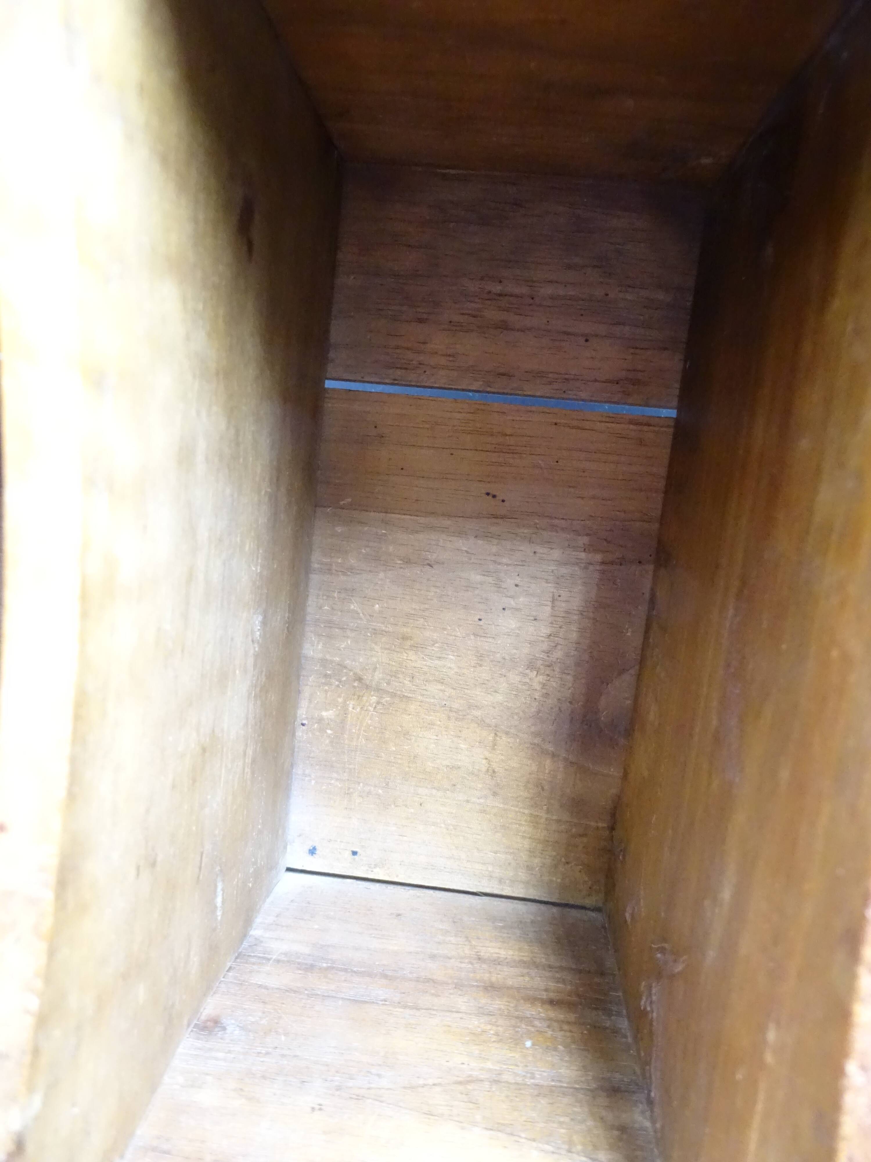 Walnut wall shelf, circa 1920/1930