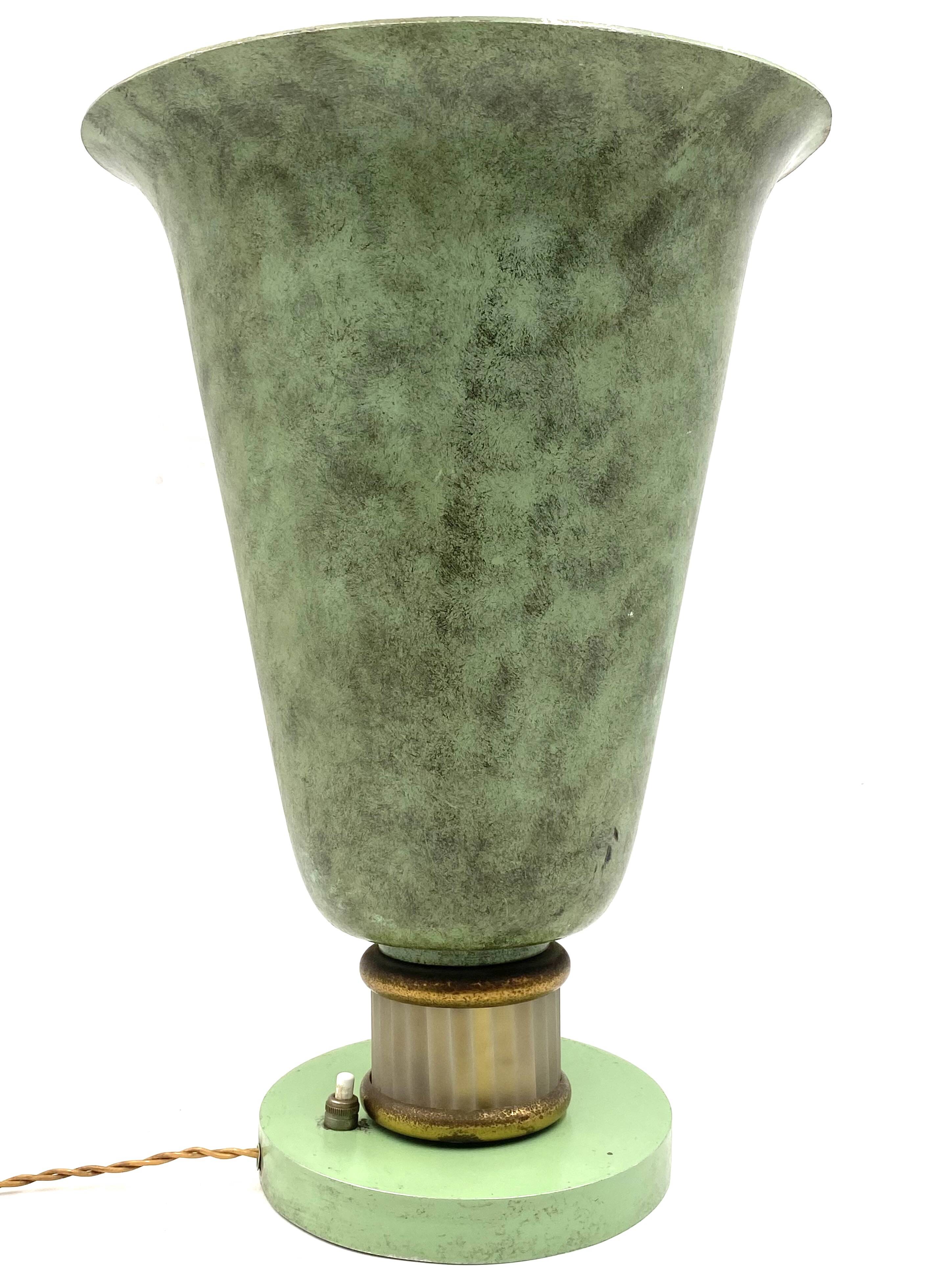 Art Deco Table Lamp attributed to Edmond Etling, France, ca. 1920s