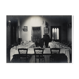 Photographie ancienne du réfectoire