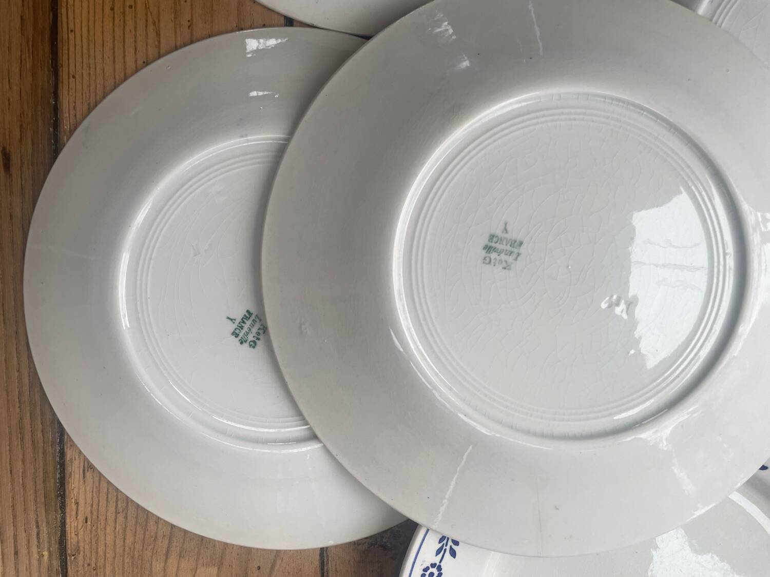 Luneville dinner plates 1890