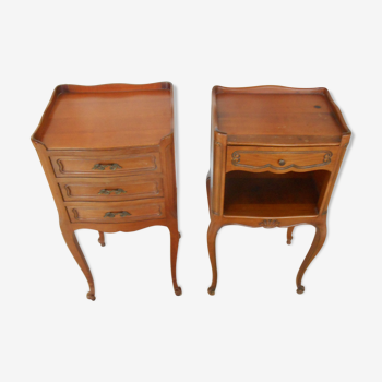 Set of two Bedside Louis XV style