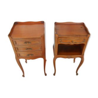 Set of two Bedside Louis XV style
