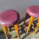 Pair of vintage 80s bar stools
