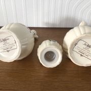 Housewife oil vinegar and salt porcelain Sarreguemines