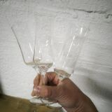 Trio de flûtes à champagne