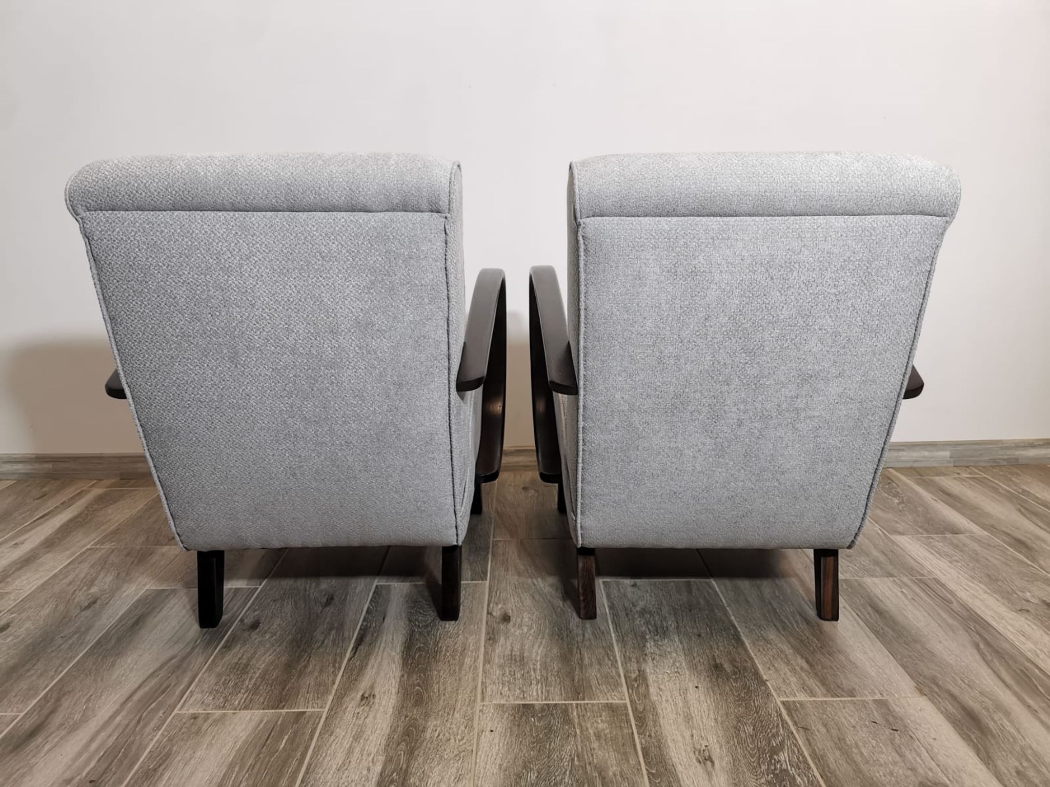 Fauteuils de Jindrich Halabala, années 1940, Set de 2