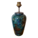 Pied de lampe en verre églomosé de Laque Line 41cm