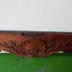 Massive walnut fronton from the 19th century