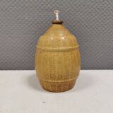 Small, attractive ceramic candlestick from the 1970s, Denmark.