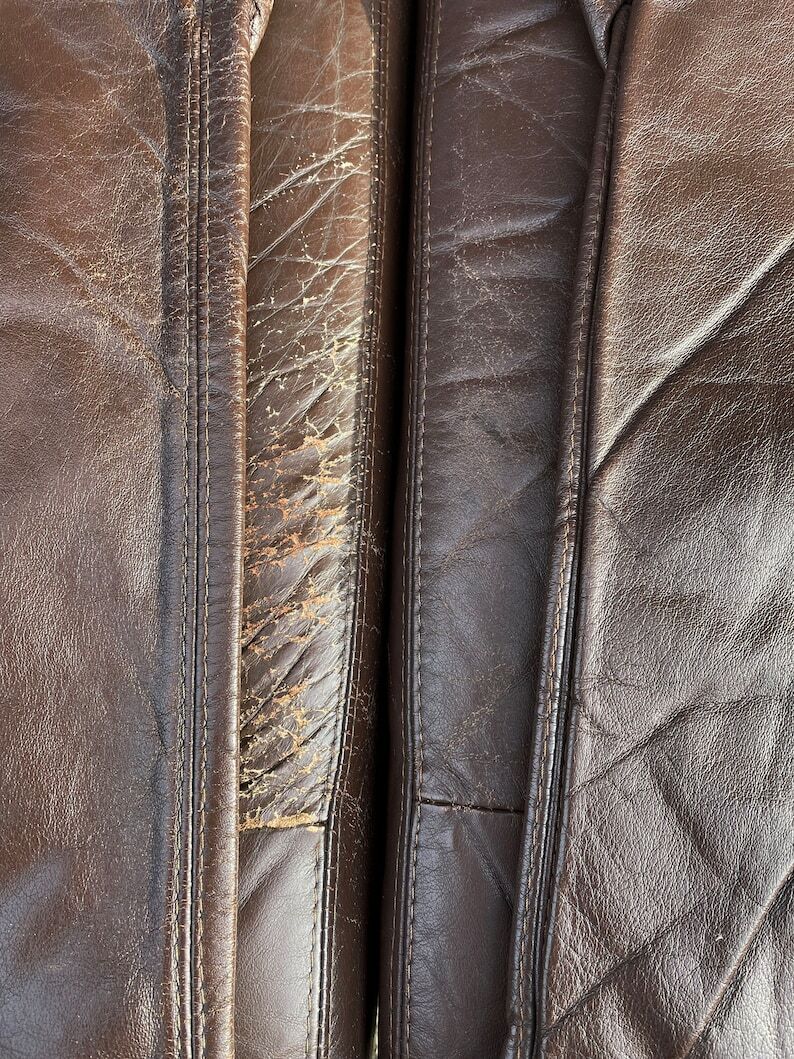 Modular sectional soft dark brown leather sofa by Arflex, Italy 1970