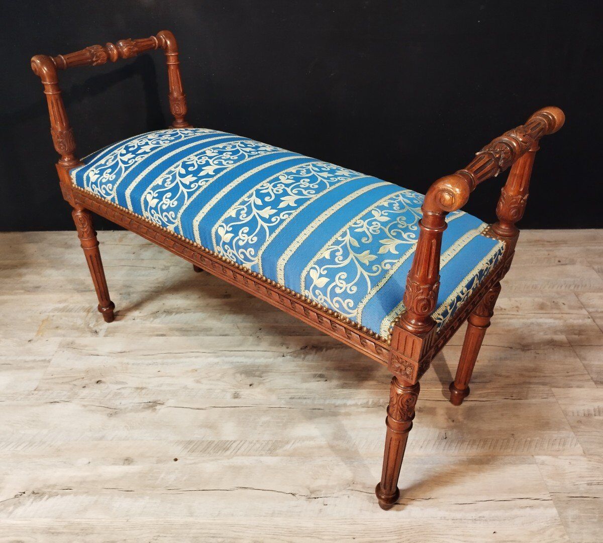 Louis XVI Two-seater Piano Bench
