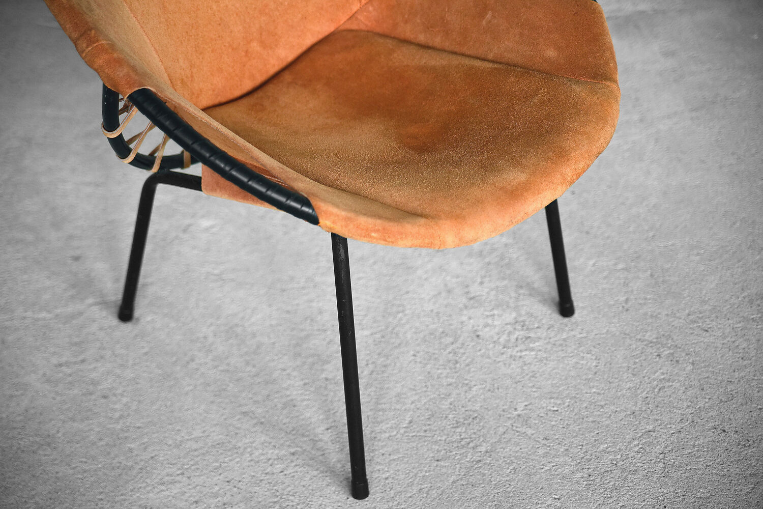 Item Name Mid-Century Circle Balloon Chair by Lusch Erzeugnis for Lusch & Co, 1960s