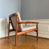 Danish midcentury teak easy chair by Arne Vodder