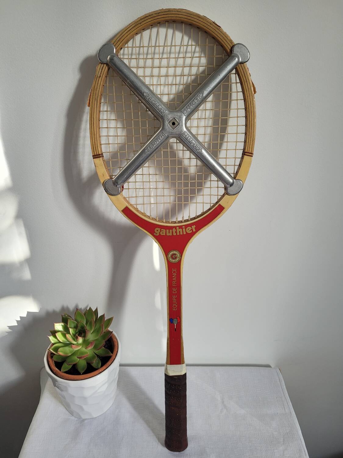 Raquette vintage Gautier en bois